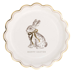 Bunny Happy Easter Dinner Plates