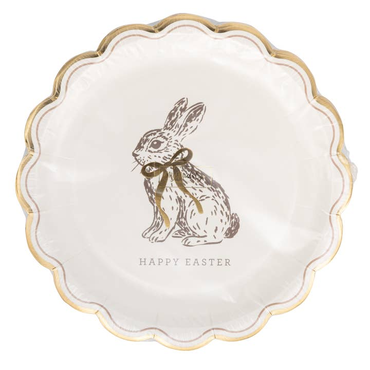 Bunny Happy Easter Dinner Plates