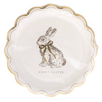 Bunny Happy Easter Dinner Plates