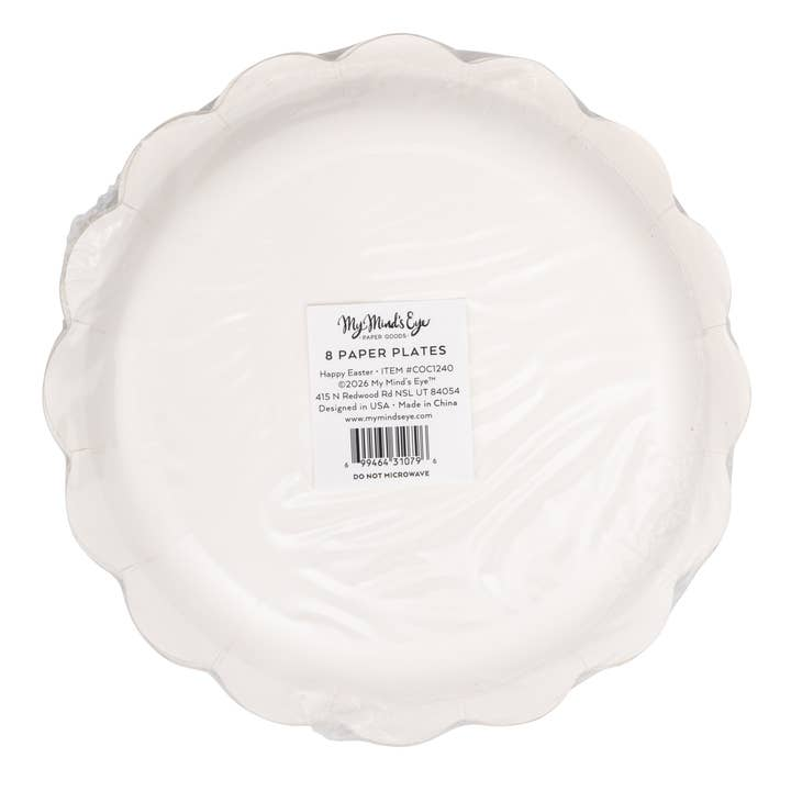 Bunny Happy Easter Dinner Plates