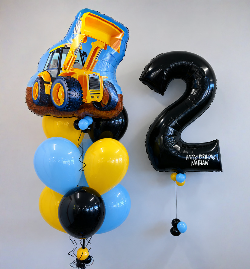 Construction Themed Balloon Bundle