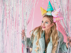 Happy Birthday Assorted Pastel Party Hats - 6 pk