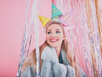 Happy Birthday Assorted Pastel Party Hats - 6 pk