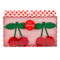 Red Felt Cherries and Pom-pom Banner