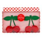 Red Felt Cherries and Pom-pom Banner