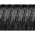 Black Foil Fringe Curtain Backdrop