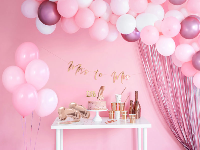 Blush Foil Curtain Backdrop