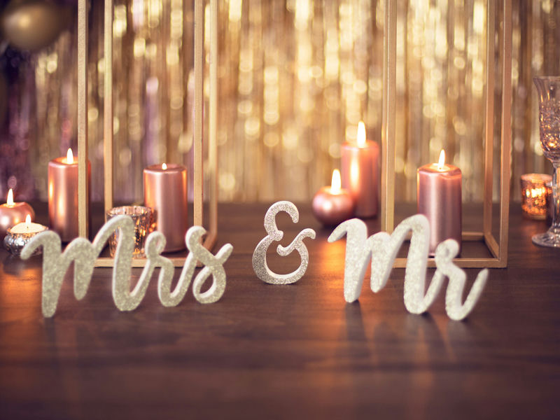 Blush Foil Curtain Backdrop