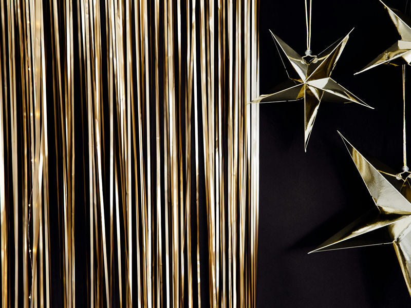 Gold Foil Curtain Backdrop