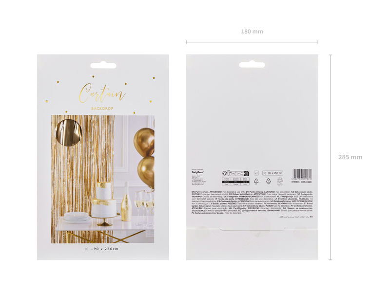 Gold Foil Curtain Backdrop