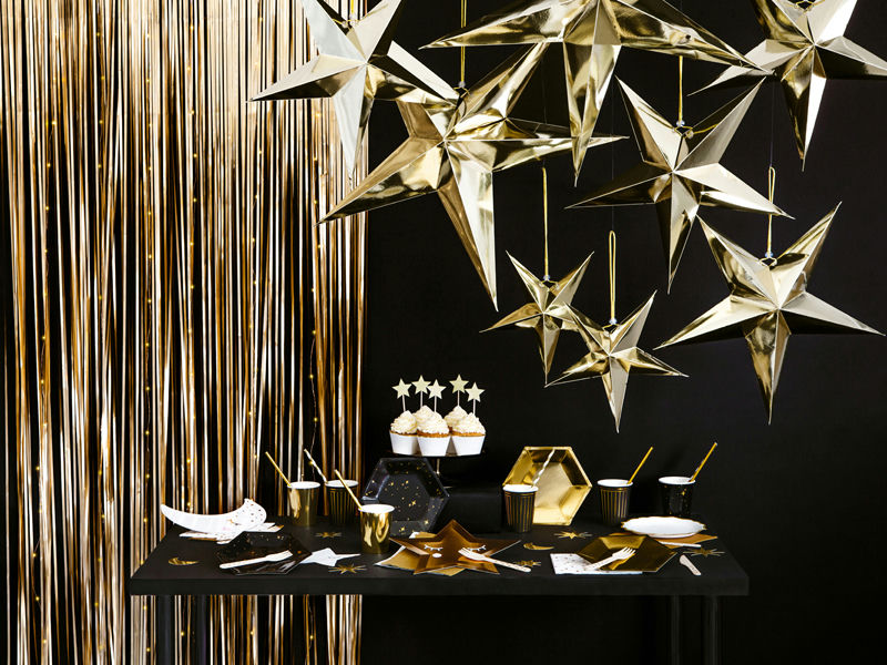 Gold Foil Curtain Backdrop