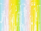 Pastel Rainbow Foil Curtain Backdrop