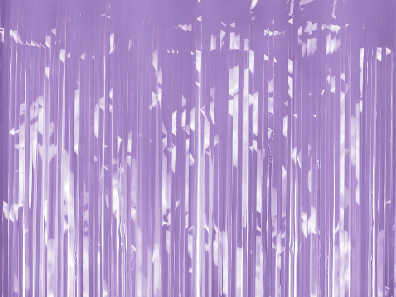 Light Violet Foil Curtain Backdrop