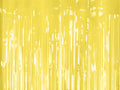 Light Yellow Foil Curtain Backdrop