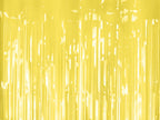 Light Yellow Foil Curtain Backdrop