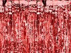 Red Foil Curtain Backdrop