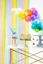 Pastel Rainbow Foil Curtain Backdrop