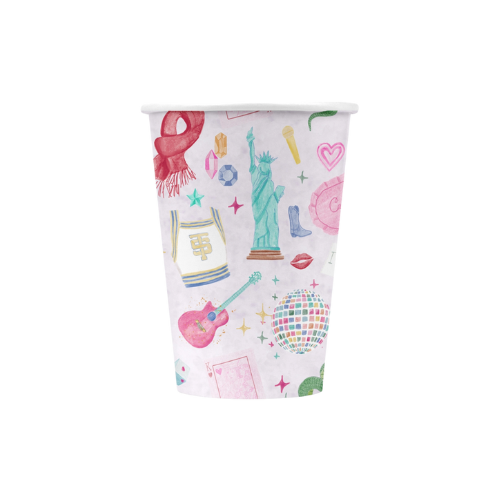 Light Purple Taylor Swift Paper Cups