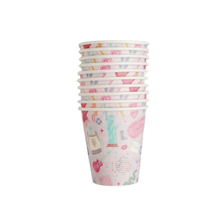 Light Purple Taylor Swift Paper Cups