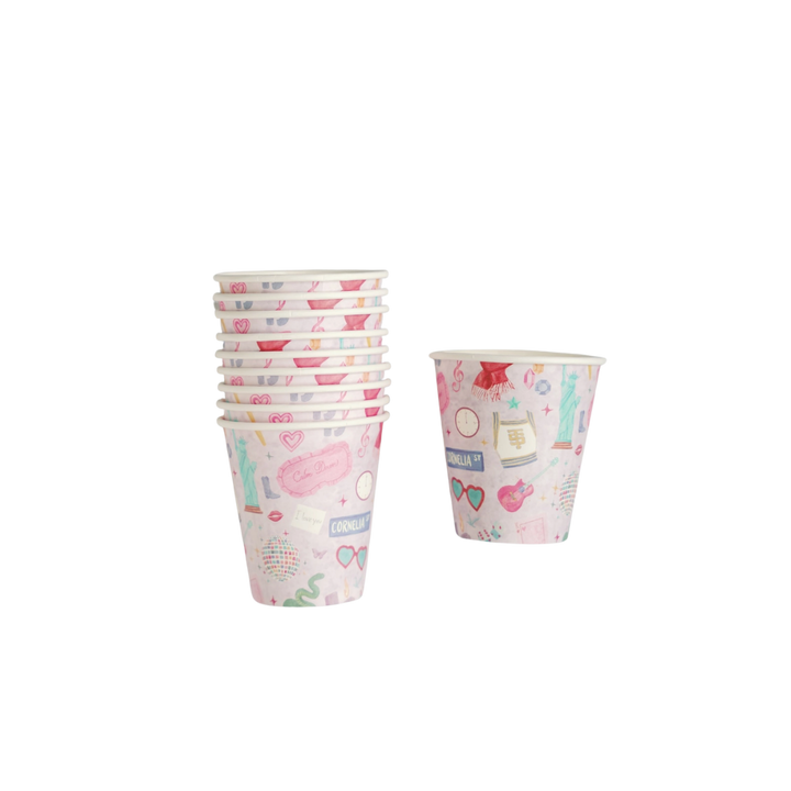 Light Purple Taylor Swift Paper Cups