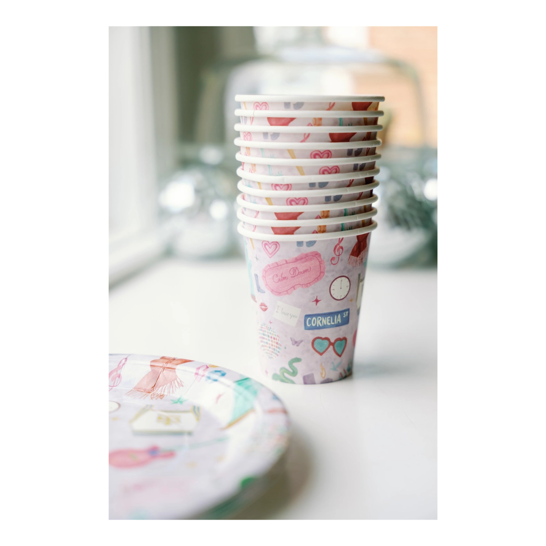 Light Purple Taylor Swift Paper Cups