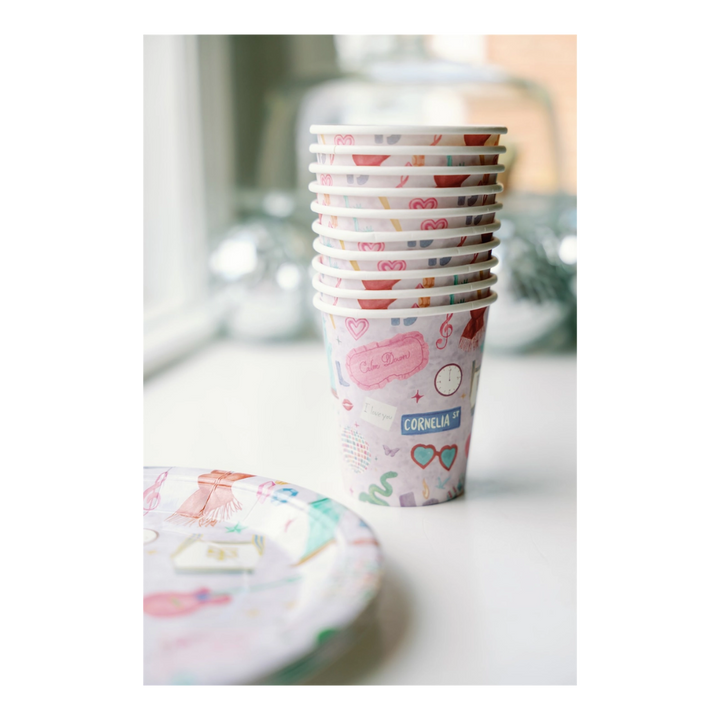 Light Purple Taylor Swift Paper Cups