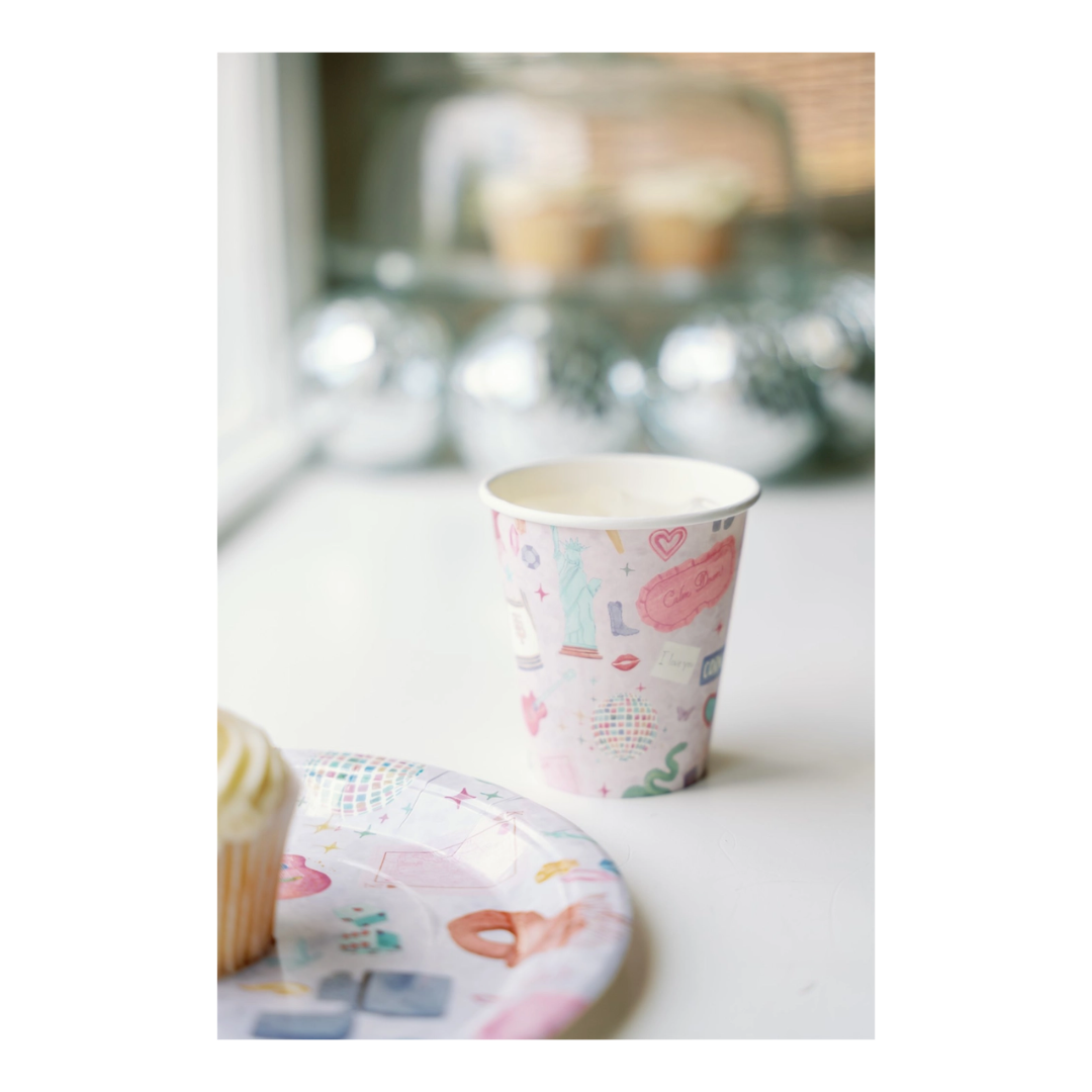 Light Purple Taylor Swift Paper Cups
