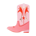 Pink Cowgirl Boot Shaped Dinner Napkins