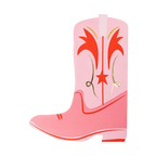 Pink Cowgirl Boot Shaped Dinner Napkins