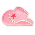 Pink Cowgirl Hat Dinner Plates