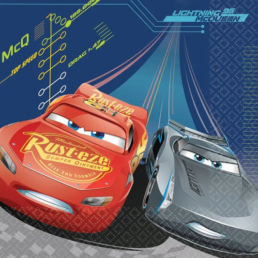 Cars 3 - Birthday Party Lunch Napkins (16ct)