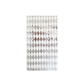 Silver and white diamond check guest napkin elegant design from Parte Haus party supply store in Bethesda MD
