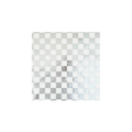 Silver and white checkered cocktail napkin for celebrations from Parte Haus party supply store in Bethesda Maryland