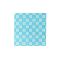 Blue checkerboard cocktail napkin for celebrations from Parte Haus party supply store in Bethesda MD