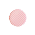 Tickle Me Pink plate pink checkerboard dessert plate for birthday from Parte Haus party supply store in Bethesda Maryland