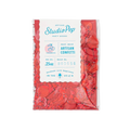 Red cherry artisan confetti in clear bag for celebrations from Parte Haus party supply store in Bethesda MD