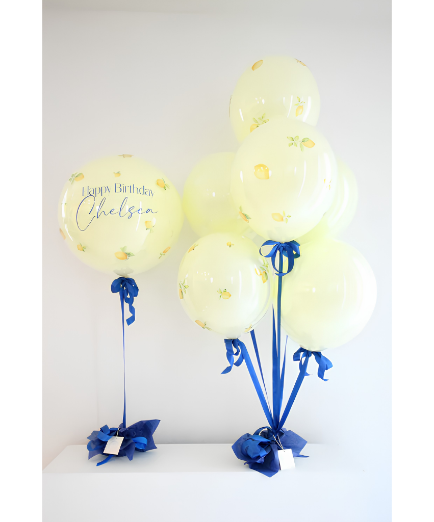 Citrus Zesty Personalized Balloons