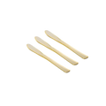 Gold plastic knives with classic design for elegant events from Parte Haus party supply store in Bethesda MD