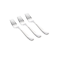 Silver plastic forks in classic design formal dining from Parte Haus party supply store in Bethesda Maryland