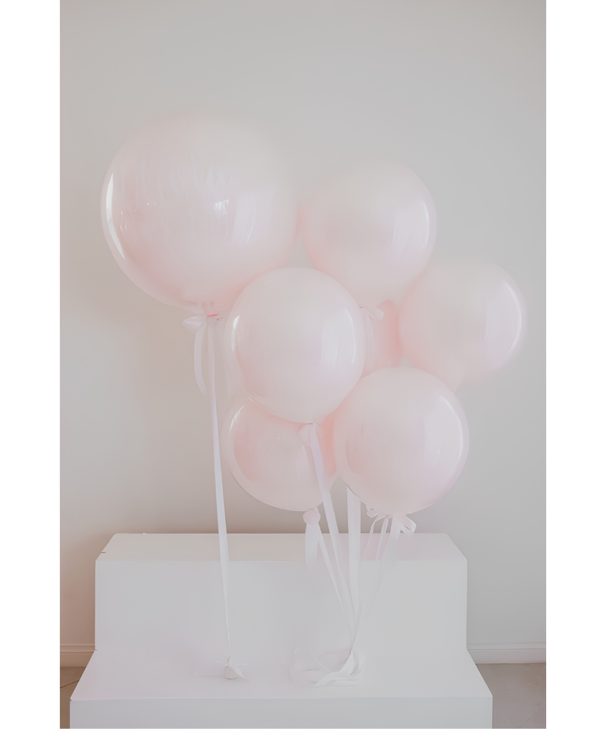 Classic Pink Party Personalized Balloons