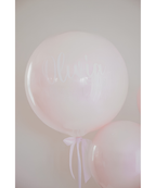 Classic Pink Party Personalized Balloons