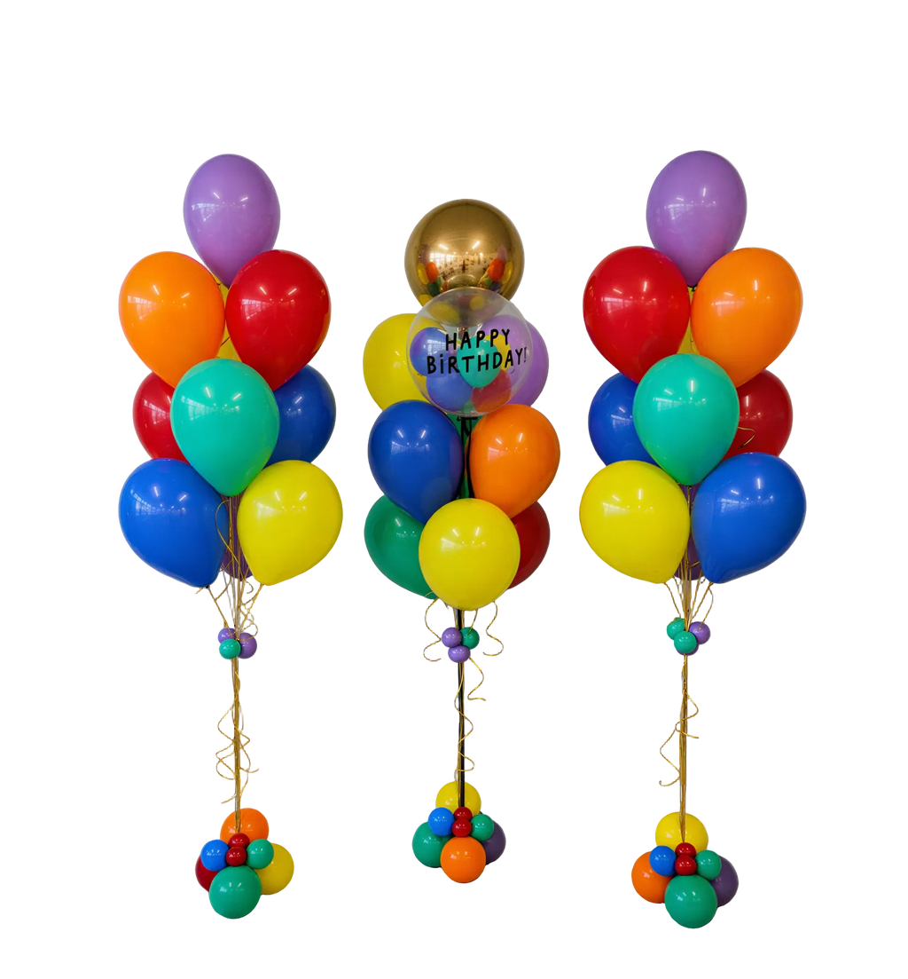 Colorful Birthday Balloon Bundle