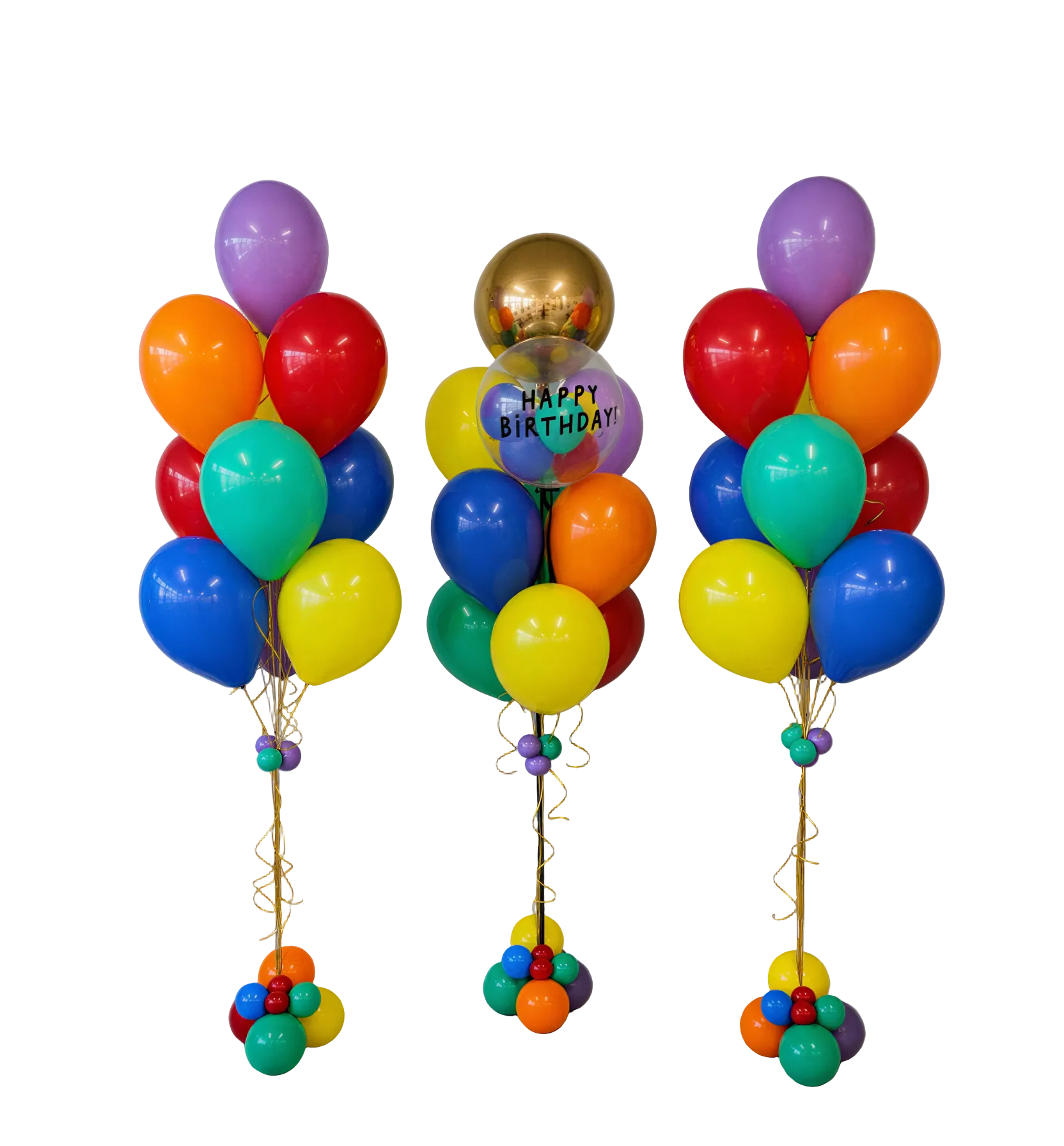 Colorful Birthday Balloon Bundle