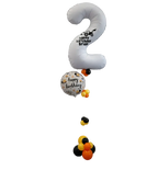 Construction Builder Birthday Balloons