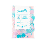 Cotton candy pastel artisan confetti circular shapes celebration from Parte Haus party supply store in Bethesda Maryland