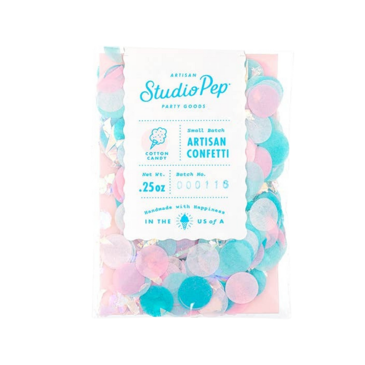 Blue and Pink Cotton Candy Artisan Confetti - Mini Pack