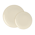 Cream Reusable Plates - 2 sizes