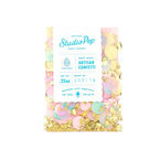 Pastel gold confetti mini pack for birthdays from Parte Haus party supply store in Bethesda Maryland
