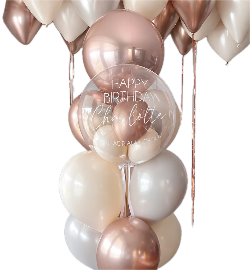 Custom Balloon Bundle with Ceiling Balloons