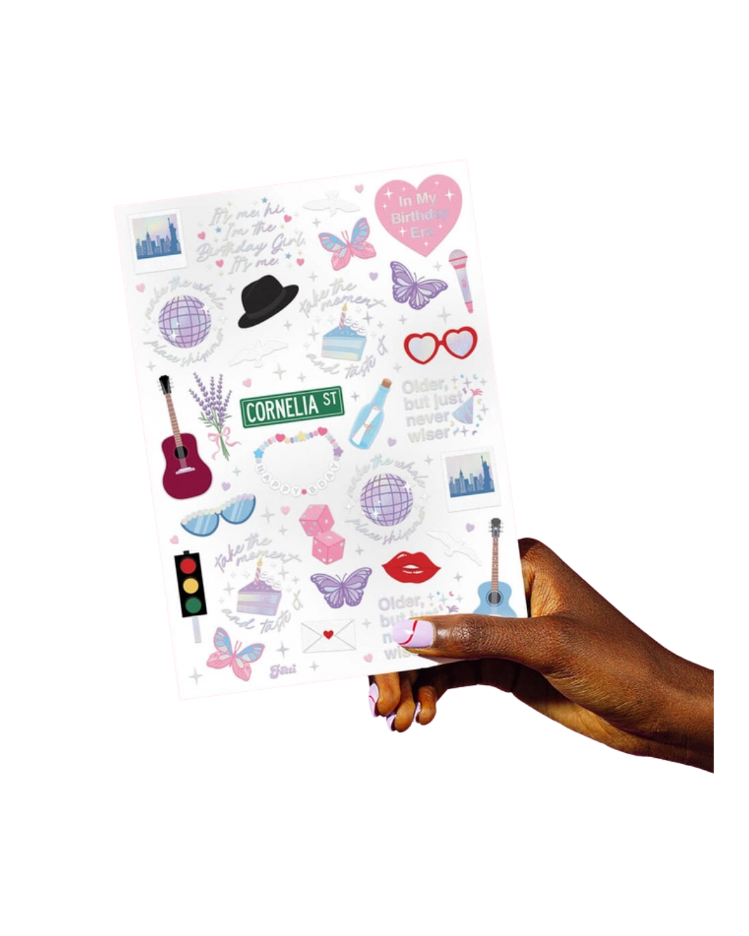 Taylor Swift Era Birthday Tattoo Sheets/Favors (50 Tattoos)